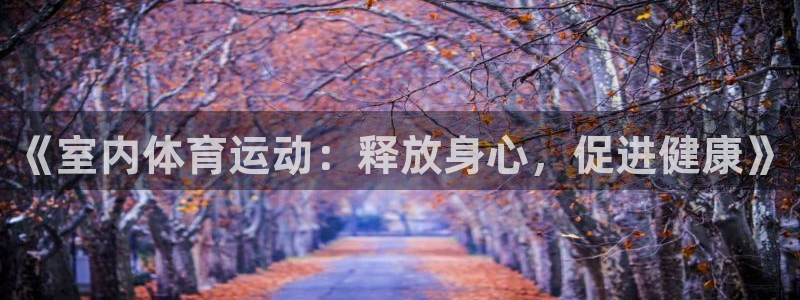 凯发官网下载联系电话：《室内体育运动：释放身心，促进健康》
