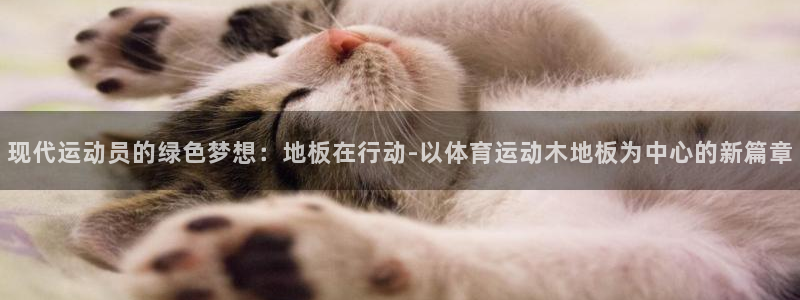 德国凯发官方正版app集团：现代运动员的绿色梦想：地