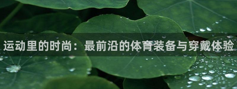 凯发官网下载招商电话是多少：运动里的时尚：最前沿的体