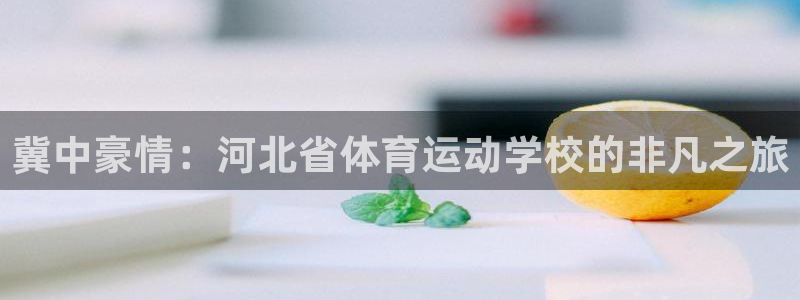 凯发k8ag旗舰厅网址：冀中豪情：河北省体育运动学校的非凡之